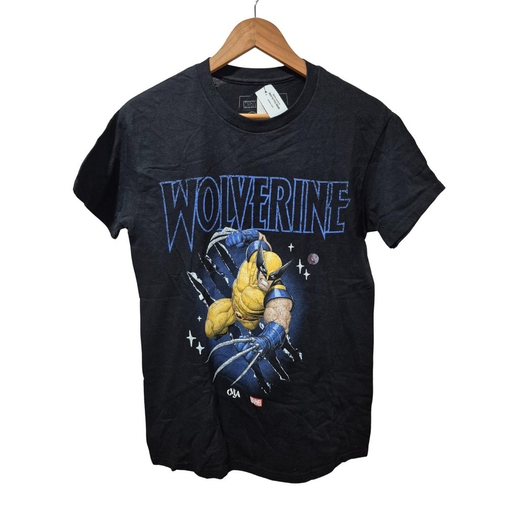 Marvel VLA Wolverine 100% Cotton Graphic Shirt (SIZE: S)